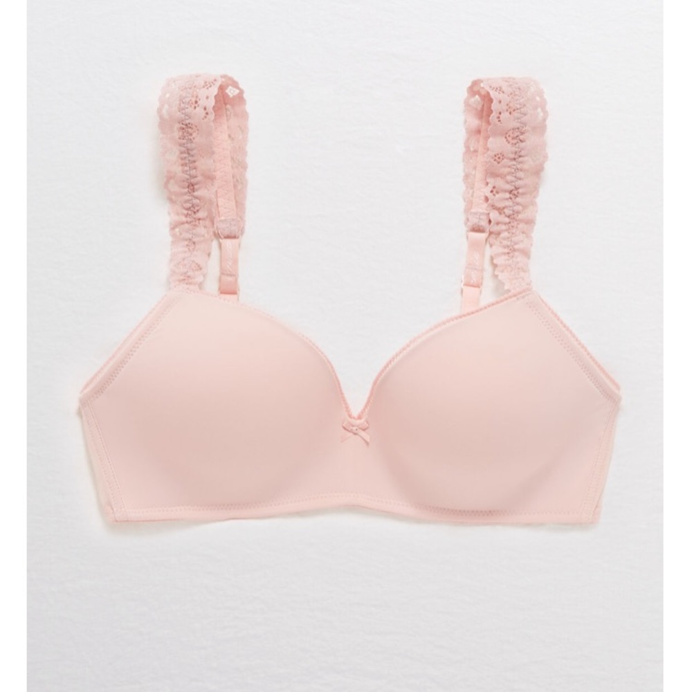 Aerie Real Happy Wireless Push Up Bra 34DD